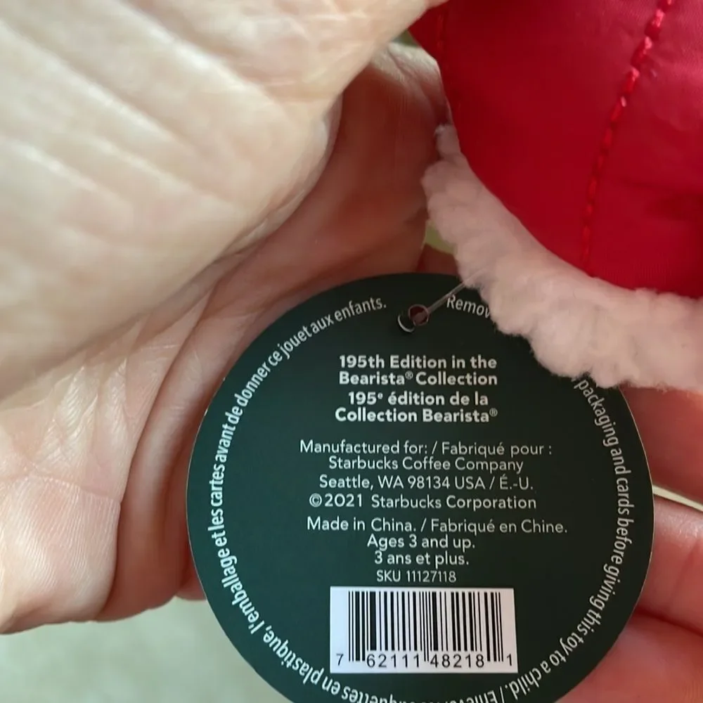 STARBUCKS Bearista 2021 ornament - Picture 6 of 10